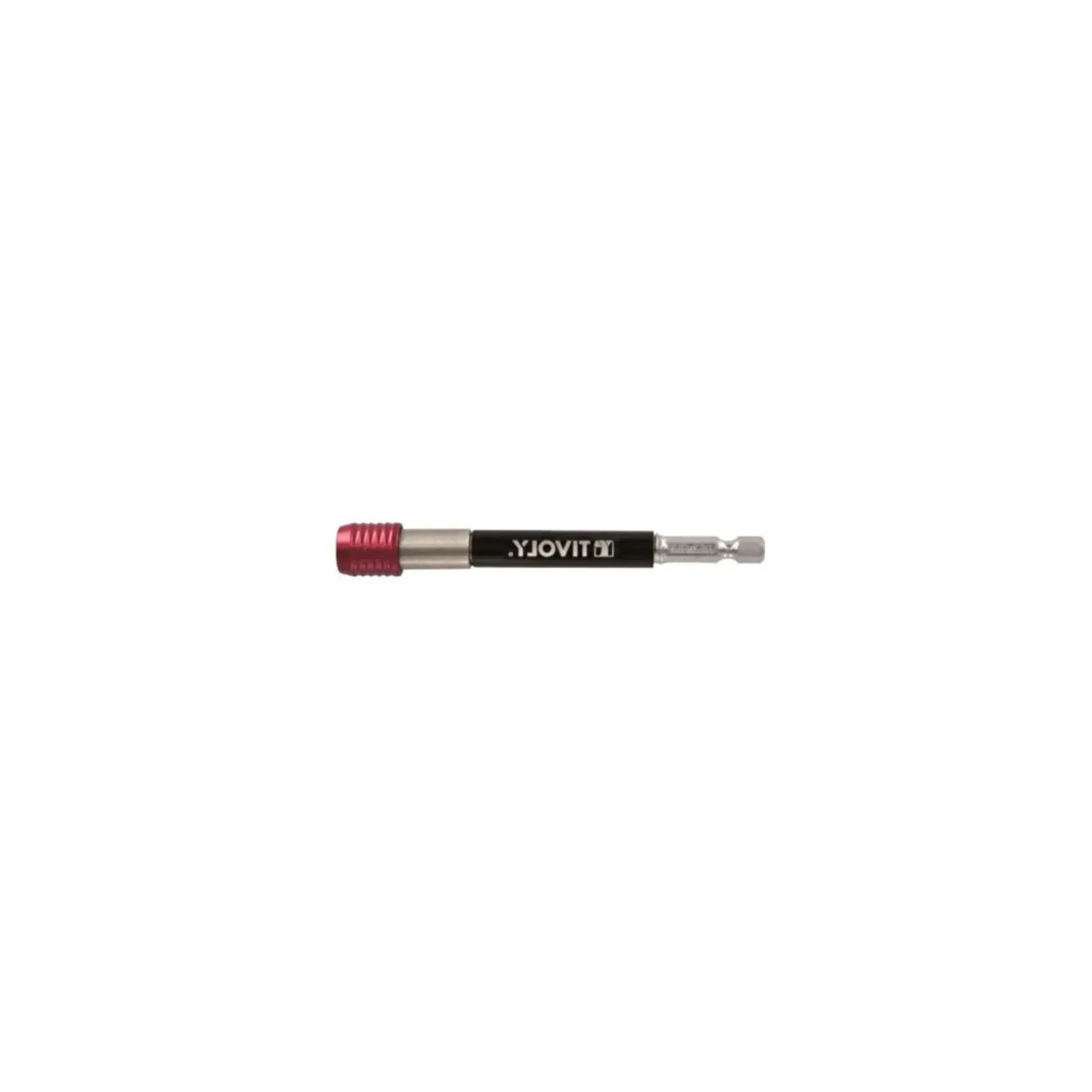 Adaptador puntas 1/4" ajuste rápido 150mm magnético Tivoly
