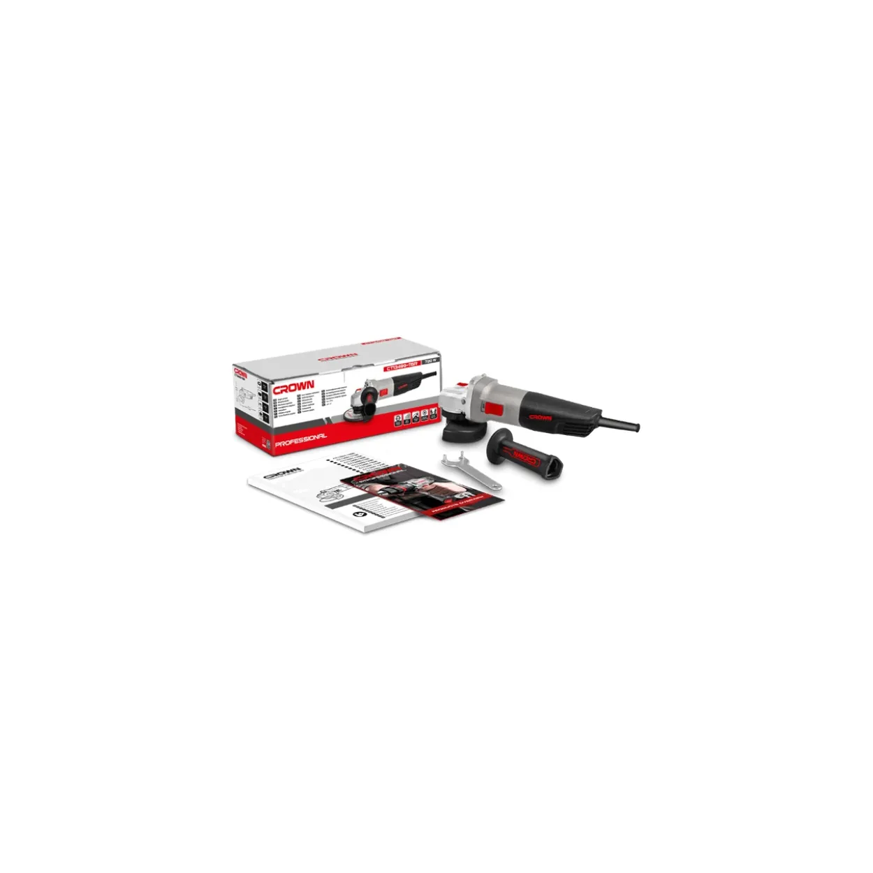 Amoladora eléctrica Crown Ø115mm 720W