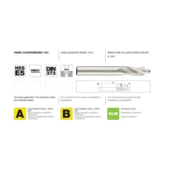 Avellanador DIN-373 HSSE 180潞 Tivoly