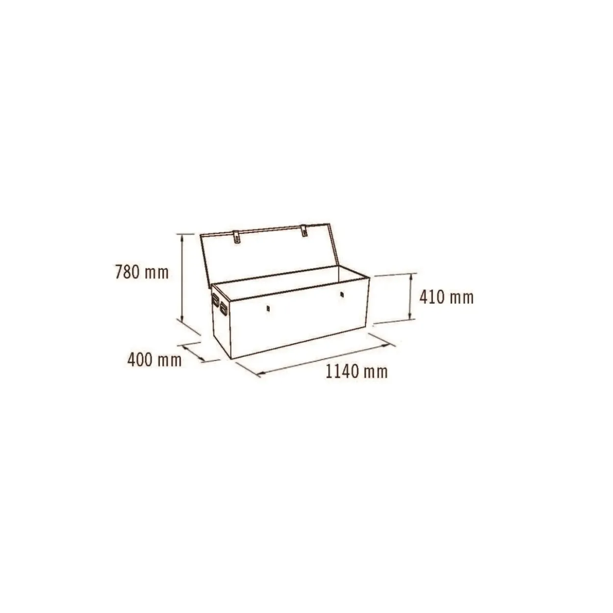 Cajón metálico SteelCore 180 litros