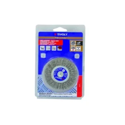 Cepillo circular 70mm inoxidable Tivoly para taladro