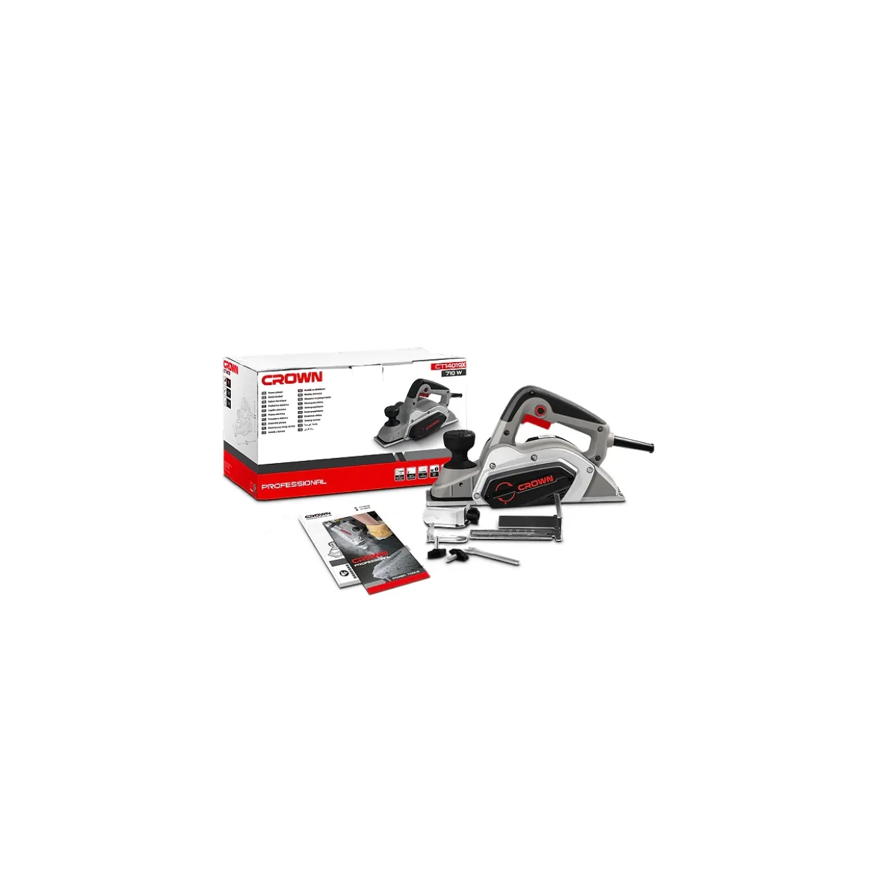 Cepillo eléctrico Crown 710W 82mm