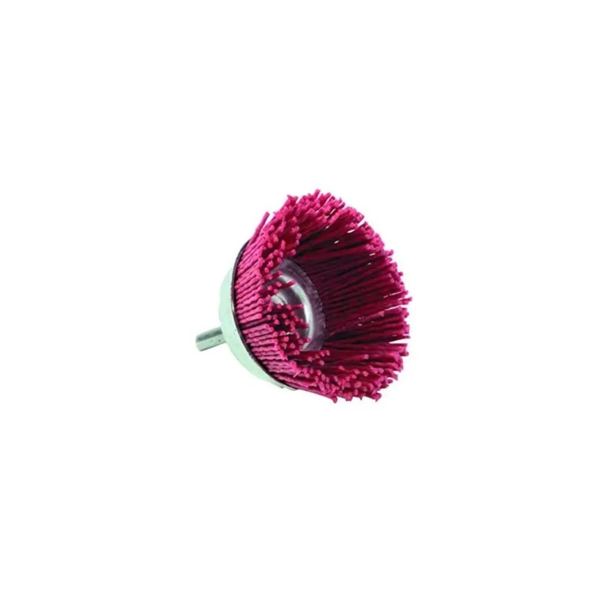 Cepillo nylon 65 mm rojo Tivoly para taladro