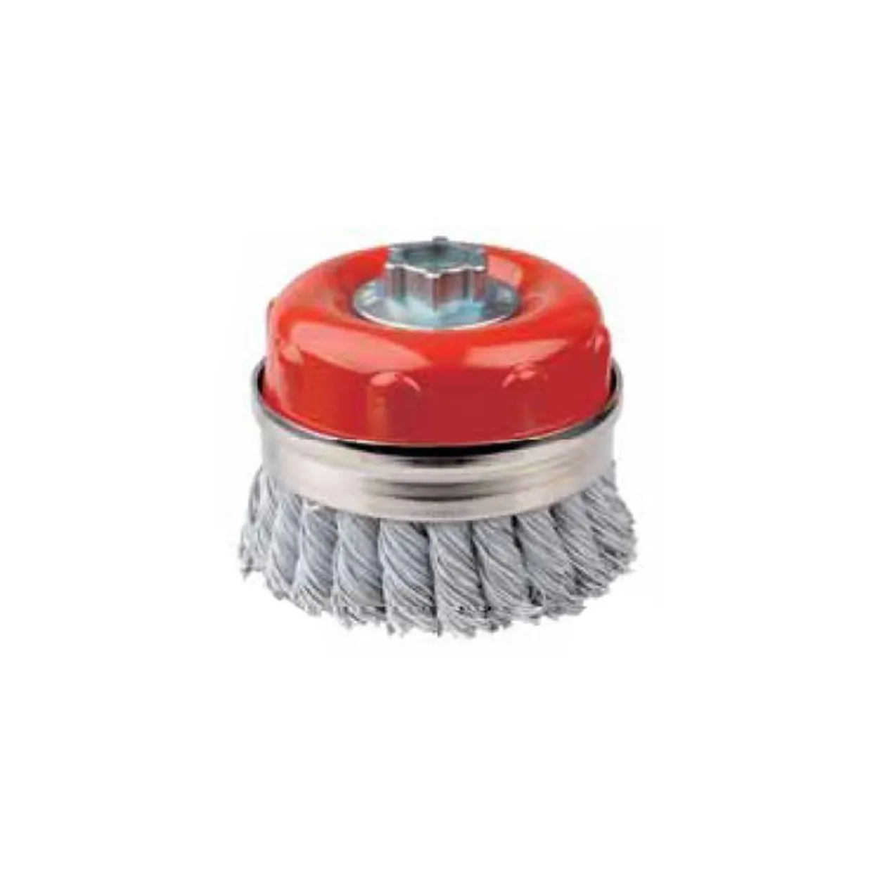 Cepillo taza alambre trenzado plastificado Jaz