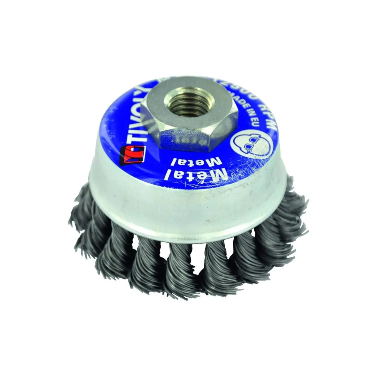 Cepillo taza metal Tivoly para amoladora