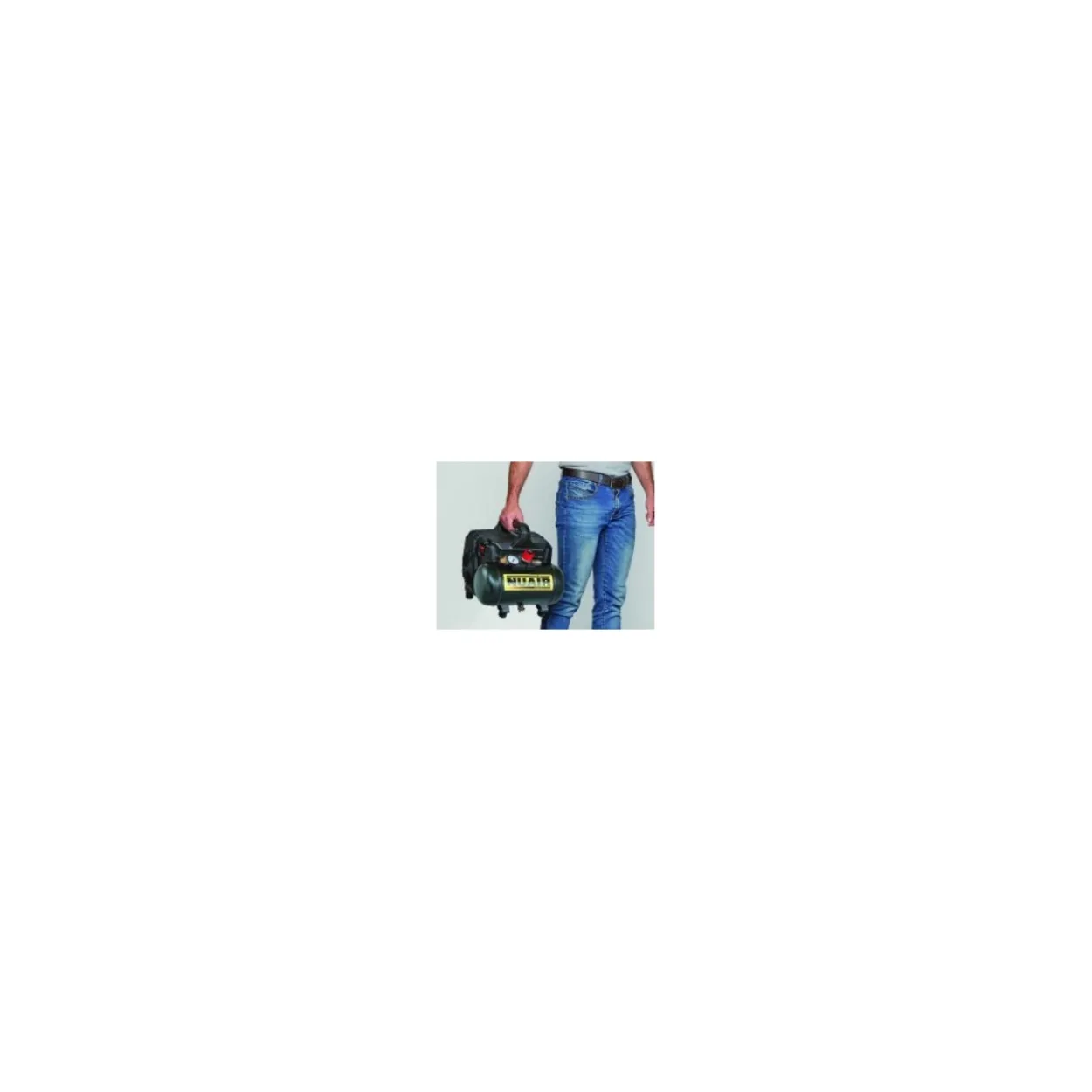Compresor de pistón Nuair Siltek 1cv 6L silence