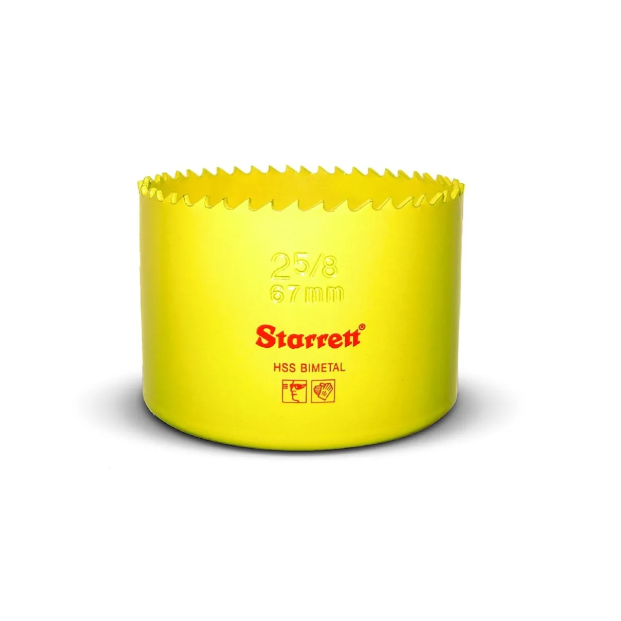 Corona bimetálica Starrett Gladiator 14–210 mm