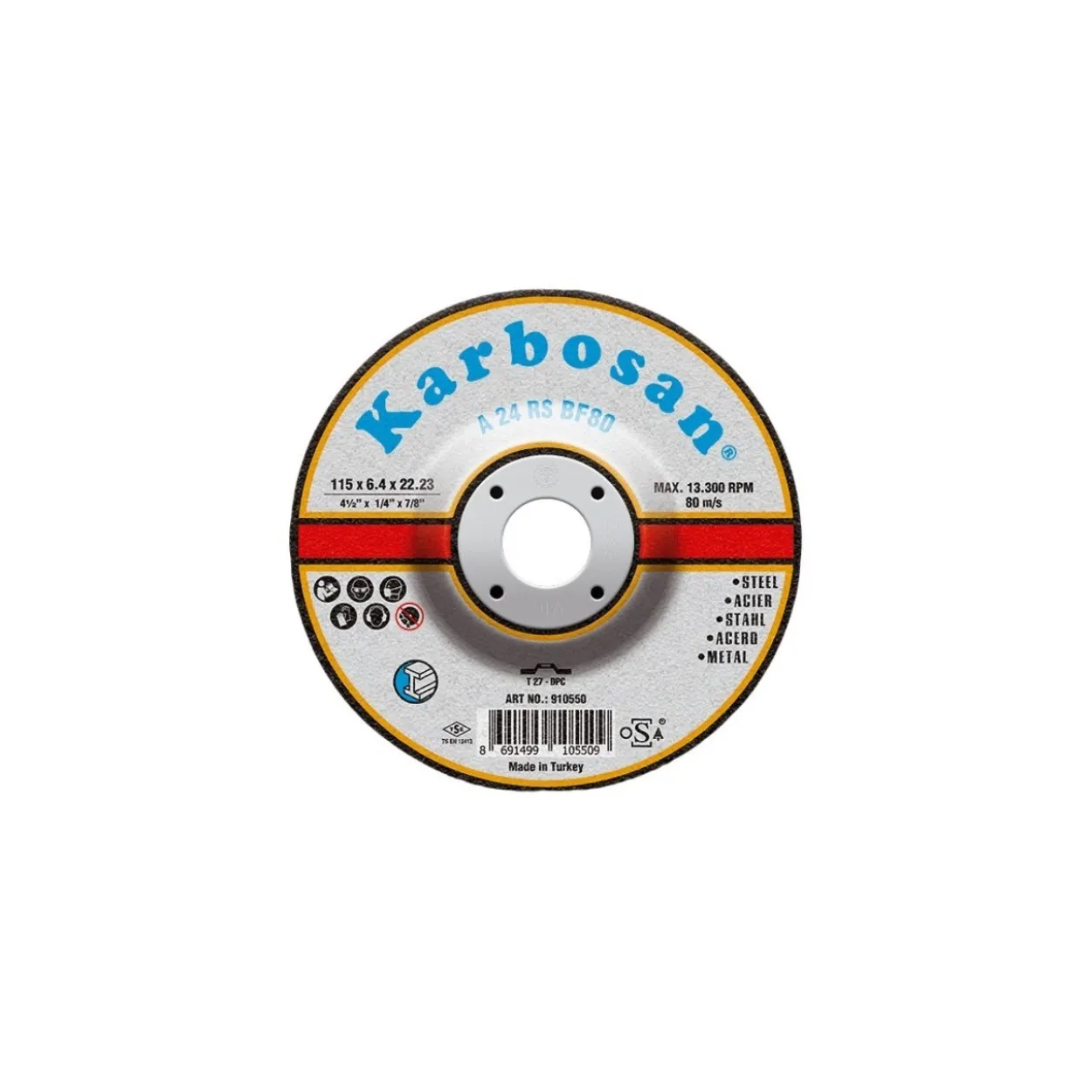Disco de desbaste Karbosan acero