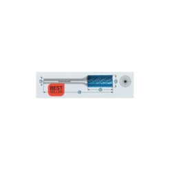 Fresa rotativa mango HP3 cilíndrica con corte frontal