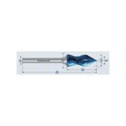 Fresa rotativa mango HP3 combi curve cónica 60º