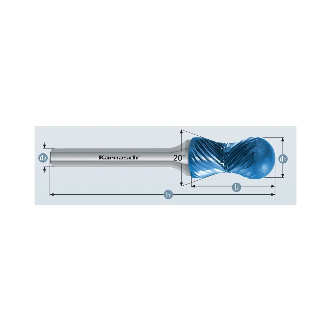 Fresa rotativa mango HP3 combi curve con radio