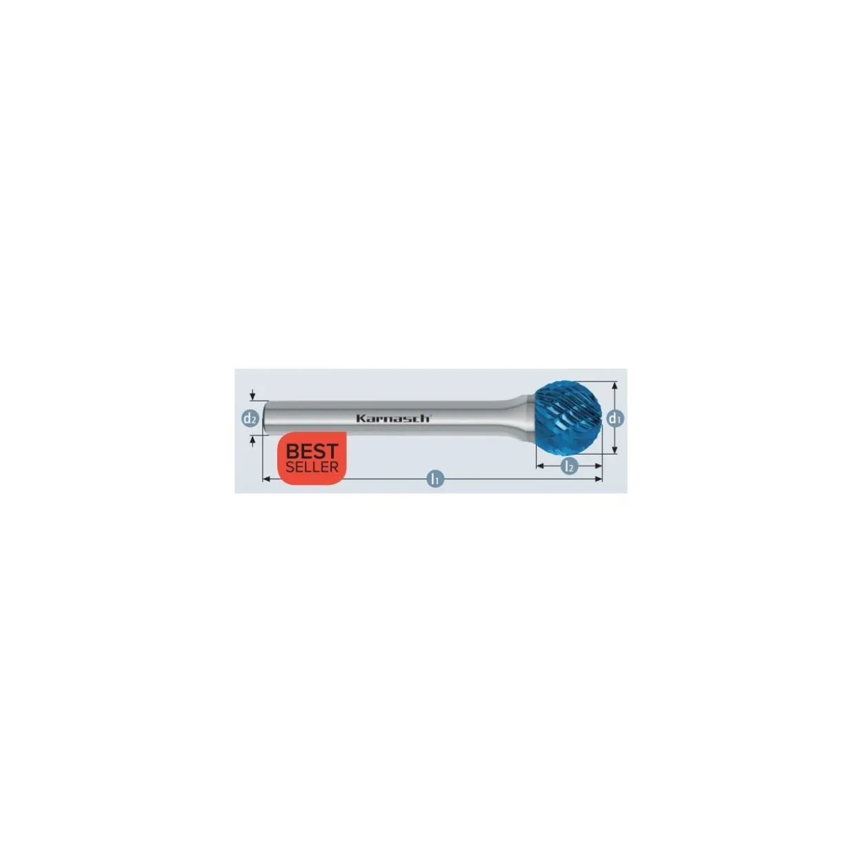 Fresa rotativa mango HP3 esférica