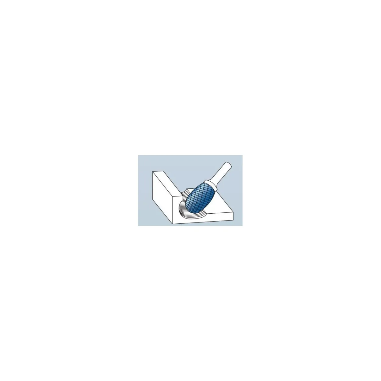 Fresa rotativa mango HP3 oval