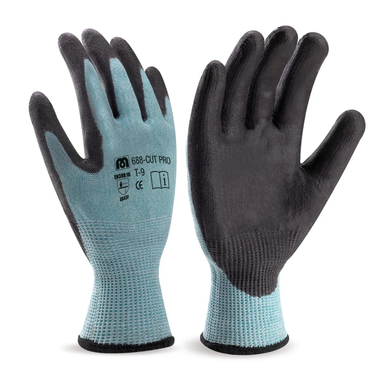 Guantes Fibra HPPE con PU Marca 688
