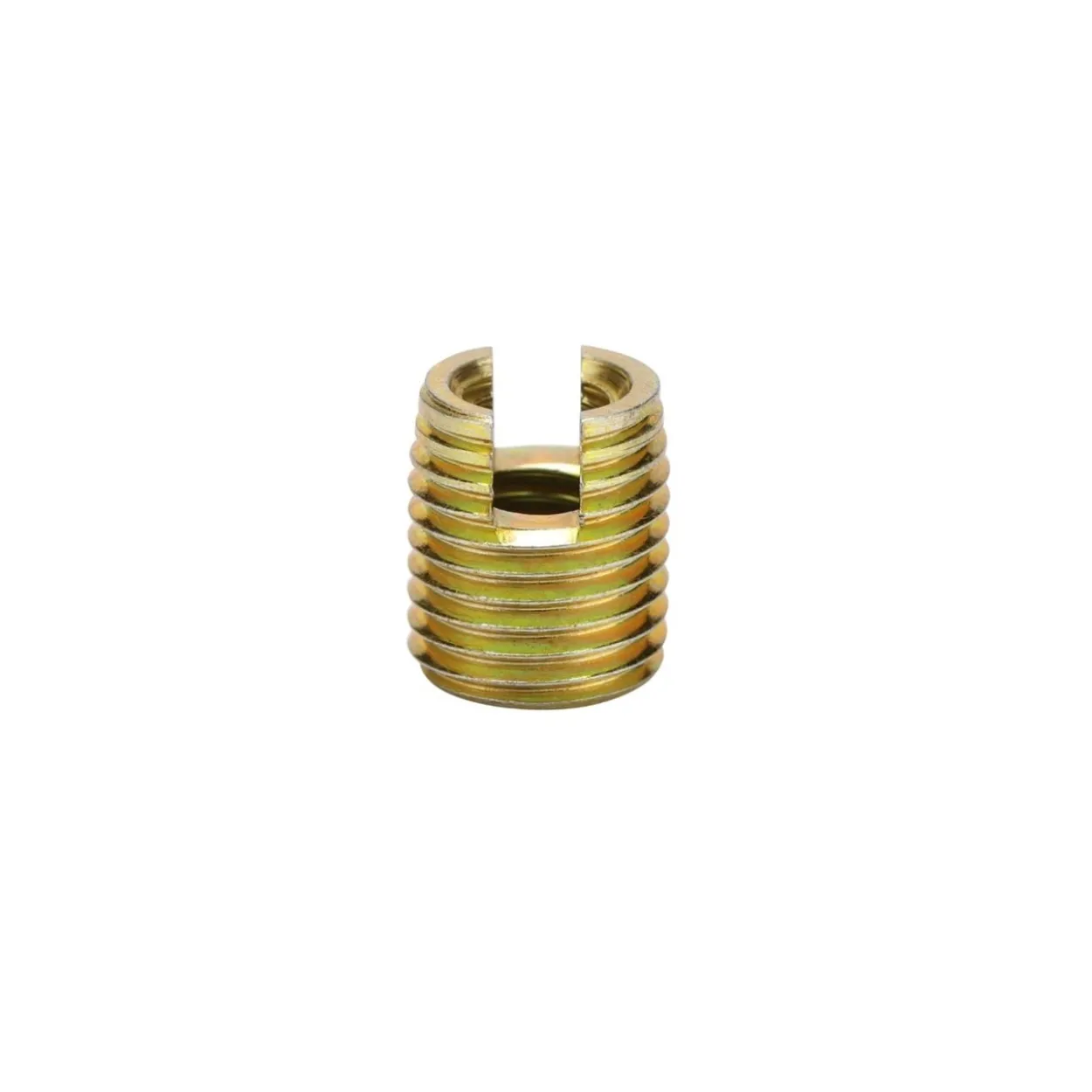 Inserto autorroscante ranurado Tapsert latón