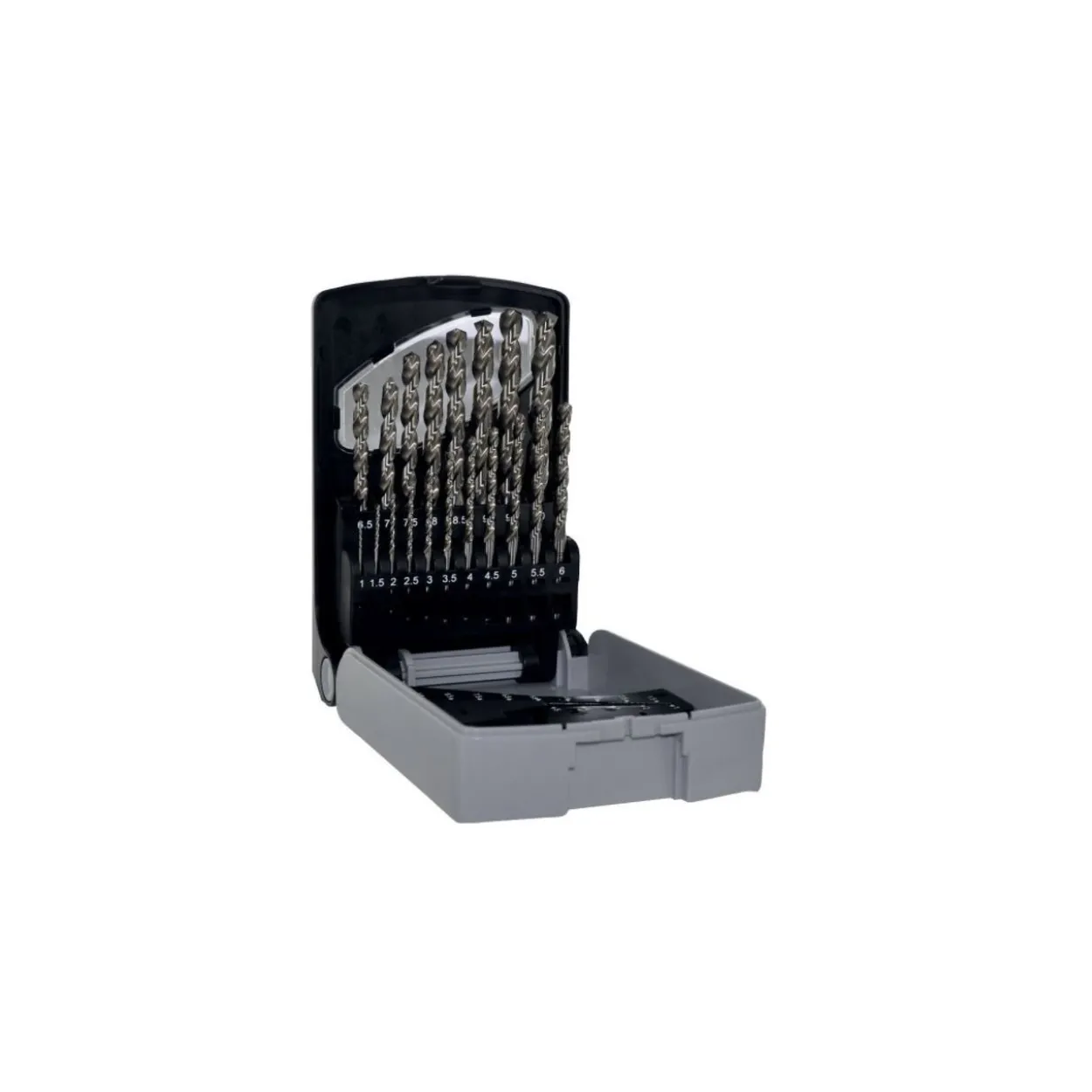 Juego de brocas DIN-338 cilíndrica HSSE5 CUTINOX 19 pcs