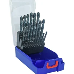 Juego de brocas DIN-338 cil铆ndrica HSS est谩ndar 25pcs