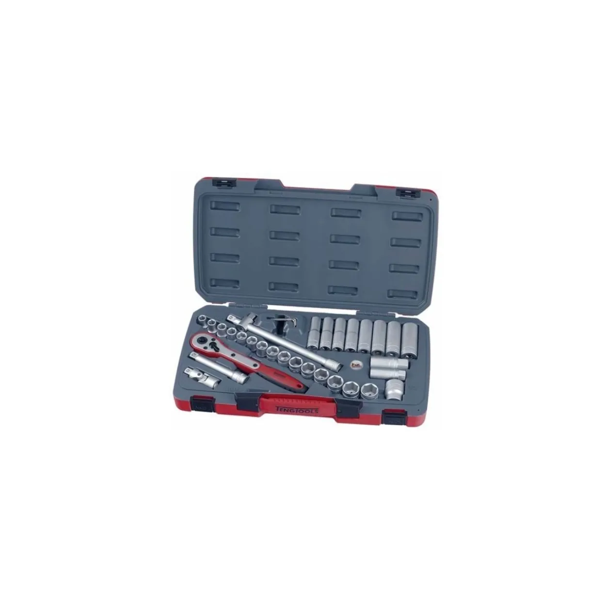 Juego de llaves de vaso 1/2" 34 pcs Tengtools T1234