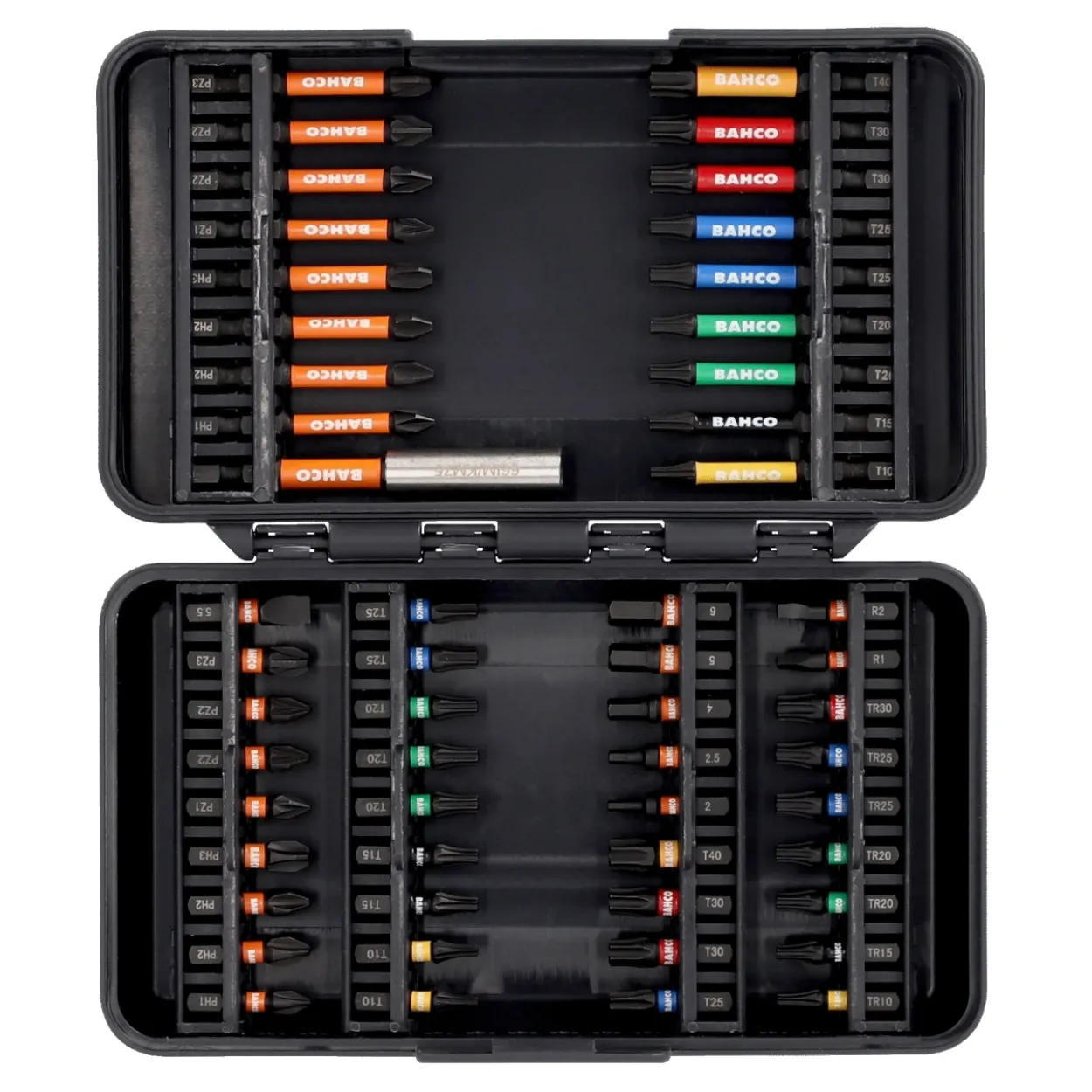 Juego de puntas impacto 1/4" Bahco 54pcs