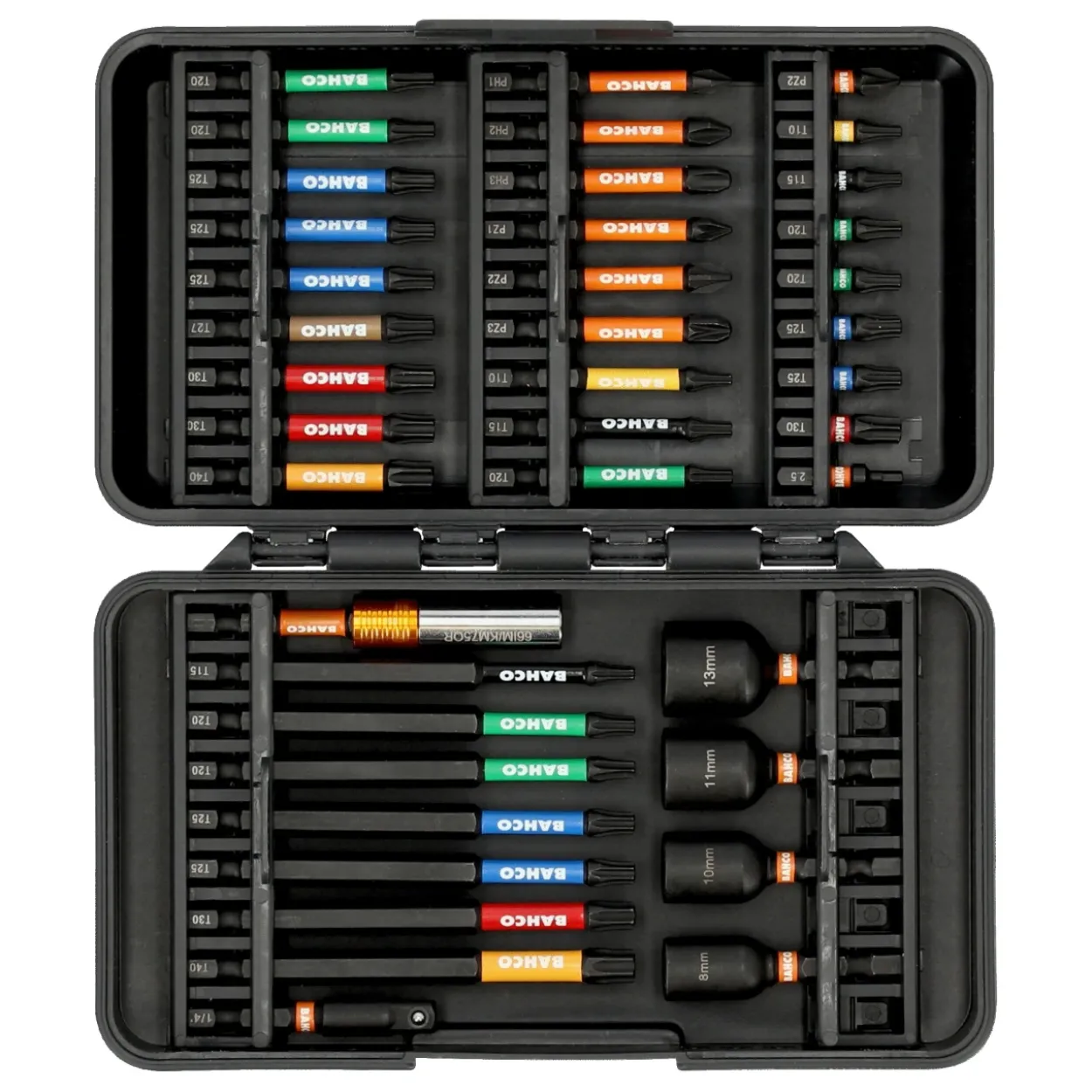 Juego de puntas impacto 1/4" Bahco 40pcs