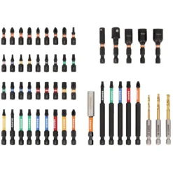 Juego de puntas impacto 1/4" + brocas Bahco 50pcs