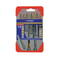 Juego extractor tornillos 10pcs Tivoly