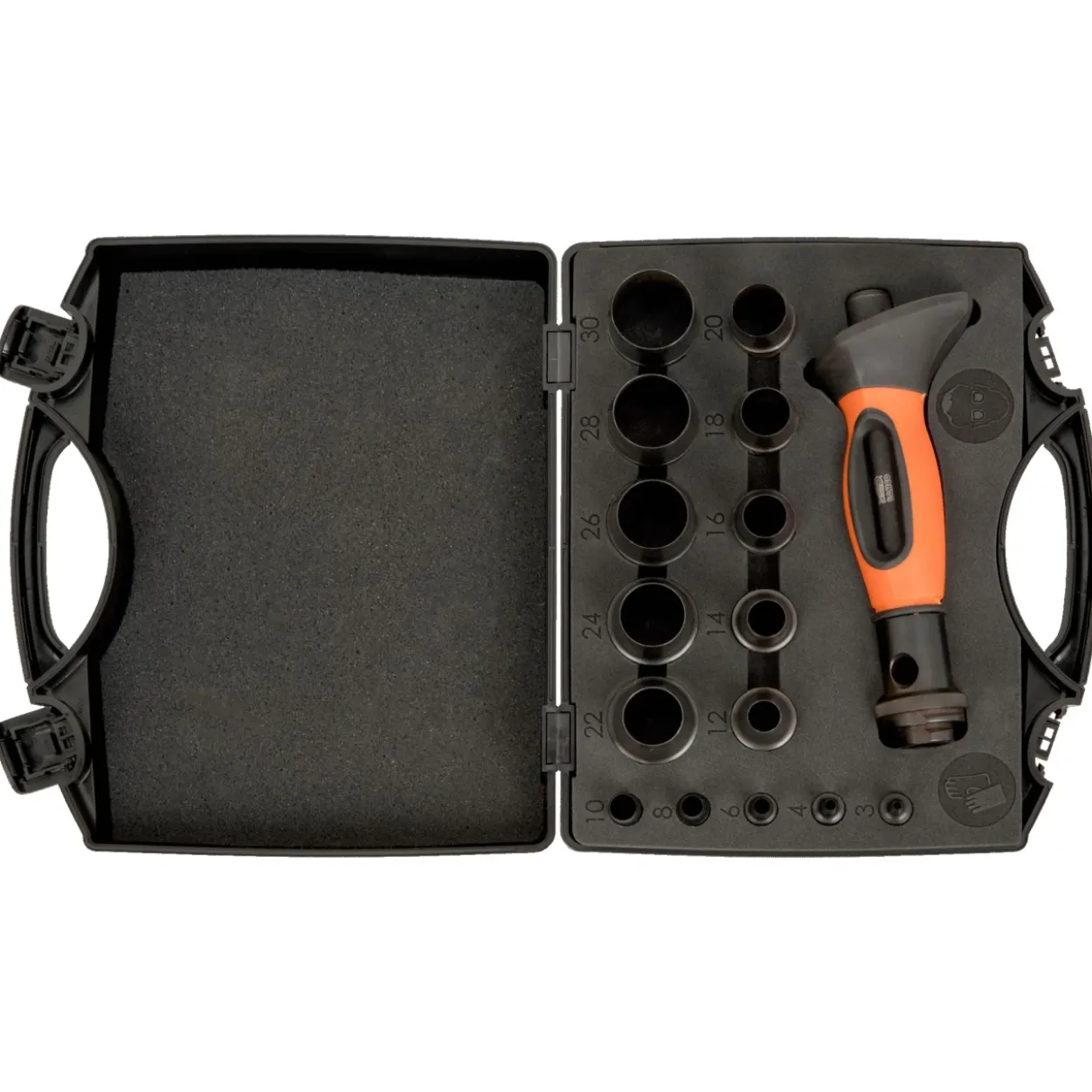 Juego sacabocados Bahco 16 pcs