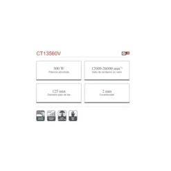 Lijadora rotorbital eléctrica Crown 300W variable