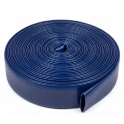Manguera plana azul reforzada (Rollo)