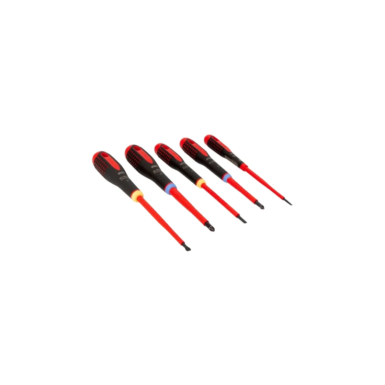 Pack destornilladores aislados 5pcs PL/PZ Bahco Ergo