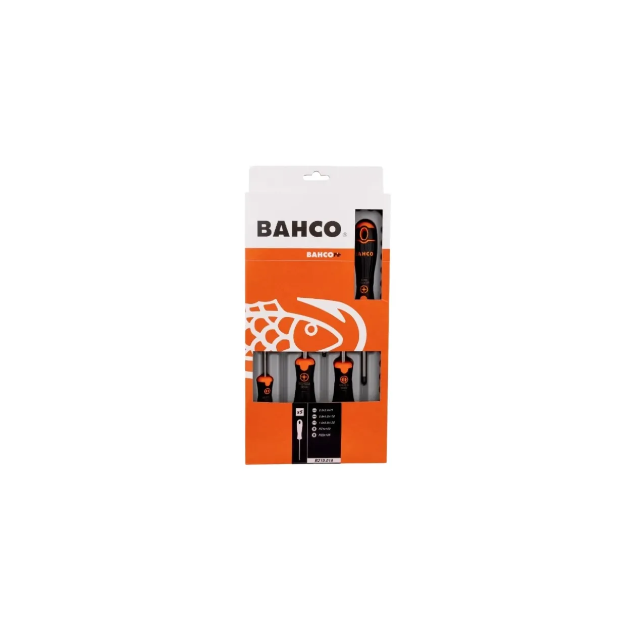 Pack destornilladores 5 pcs PL/PZ Bahco Fit