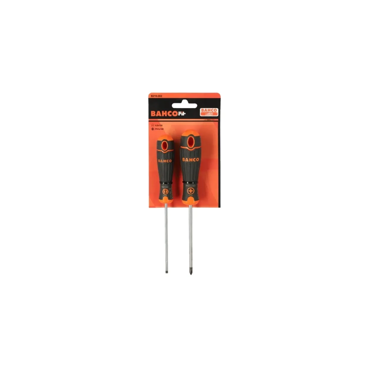 Pack destornilladores 2pcs PL/PH Bahco Fit