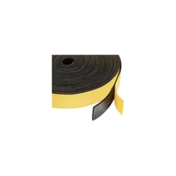 Perfil EPDM esponjoso negro autoadhesivo
