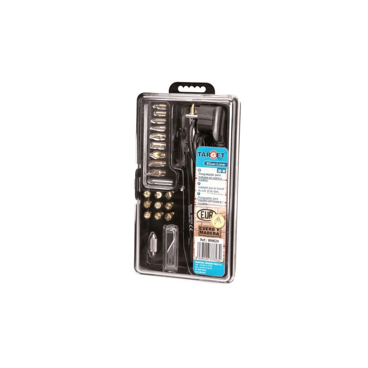 Pirograbador Target 30W termograbado cuero y madera