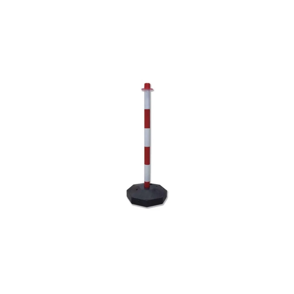 Poste de señalización Gayner CAD blanco-rojo