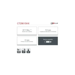 Recortasetos batería Crown 20V