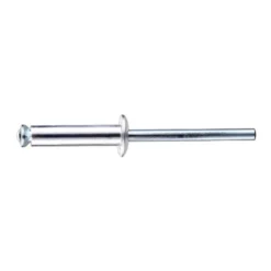Remache tubular flor aluminio