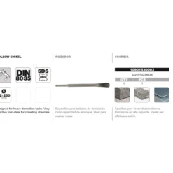 Rozador DIN-8035 SDS+ Tivoly