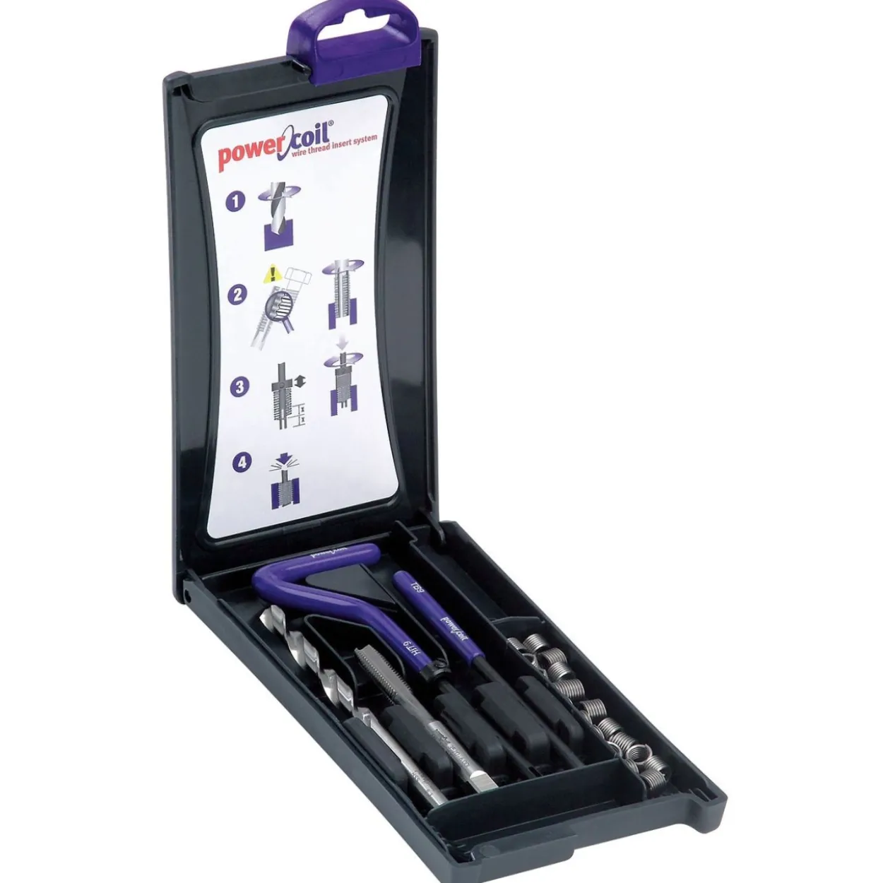 Set insertos PowerCoil DIN-8140 estándar métrica