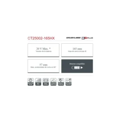 Sierra circular batería Crown 20V
