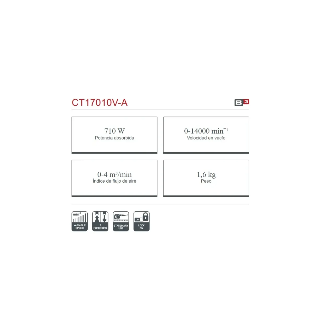 Soplador/aspirador de taller Crown 710W