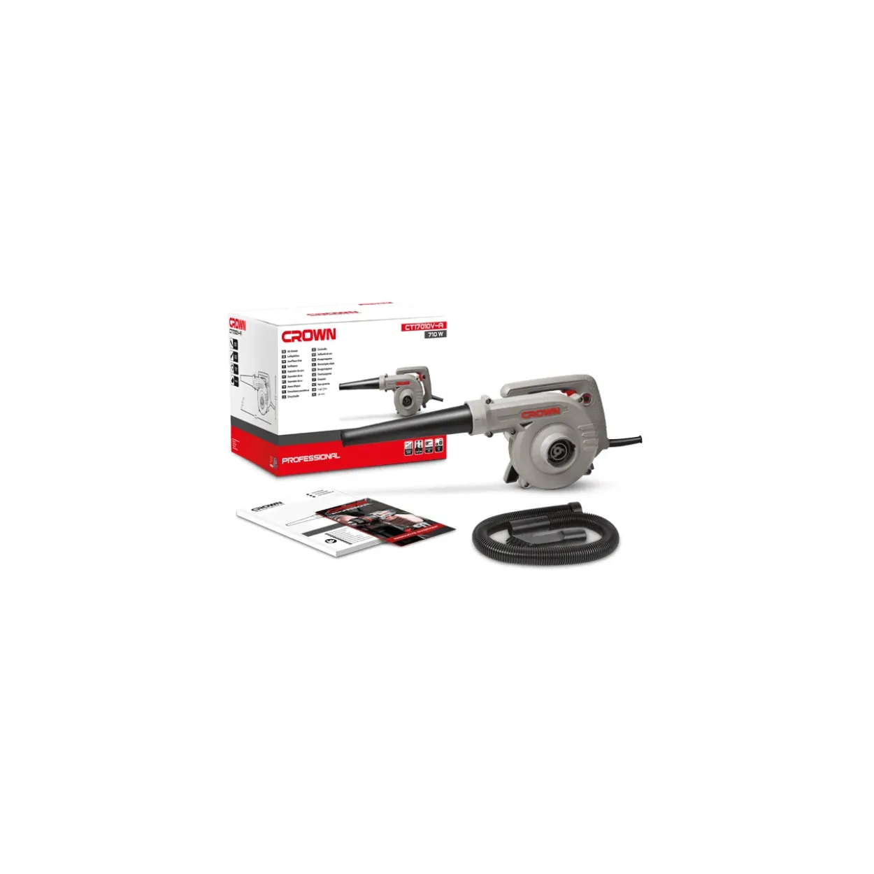 Soplador/aspirador de taller Crown 710W