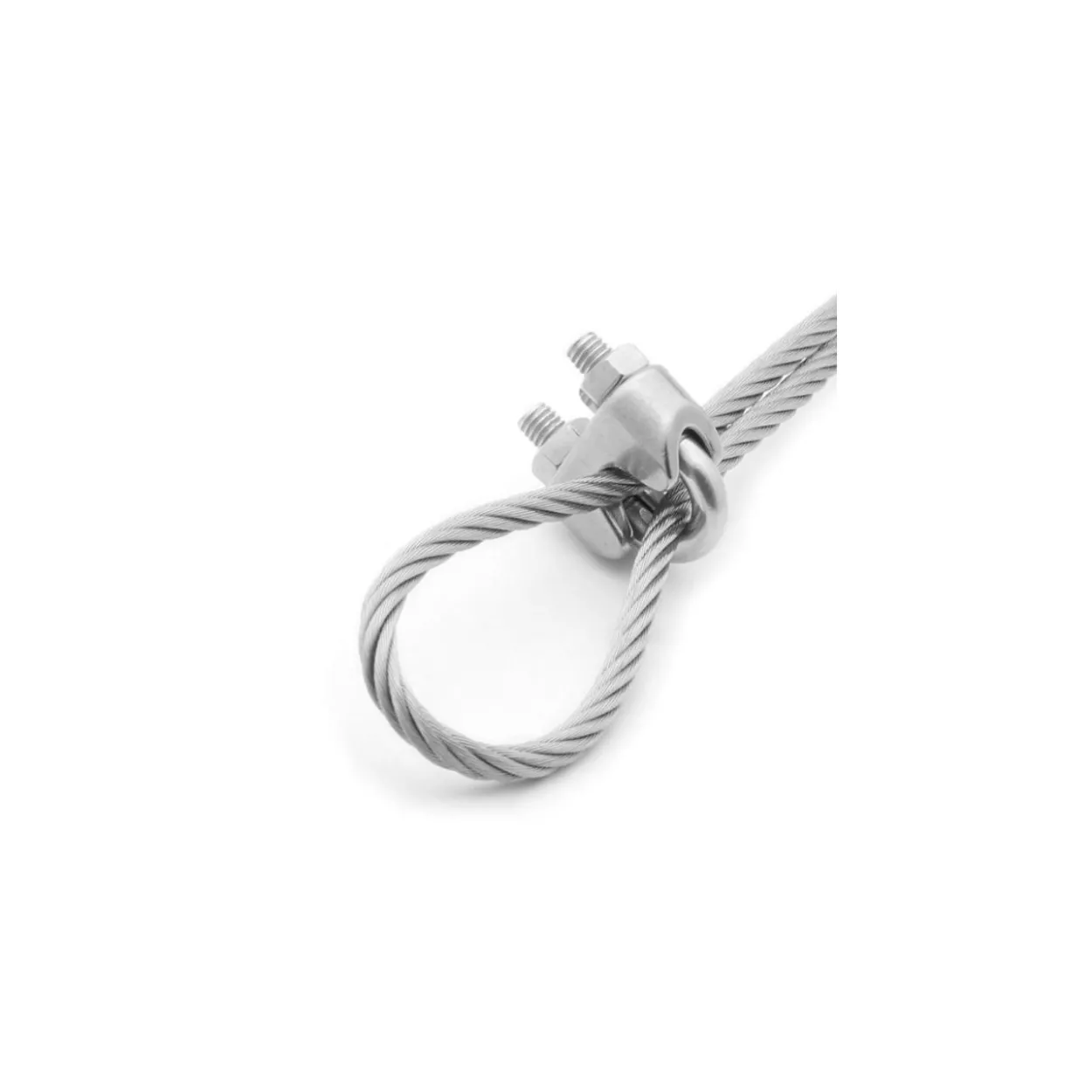 Sujetacables DIN-741 inoxidable A4