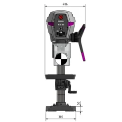 Taladro columna sobremesa DP26T 400V