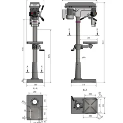 Taladro columna sobremesa D23 PRO