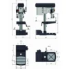 Taladro columna sobremesa serie DH18V
