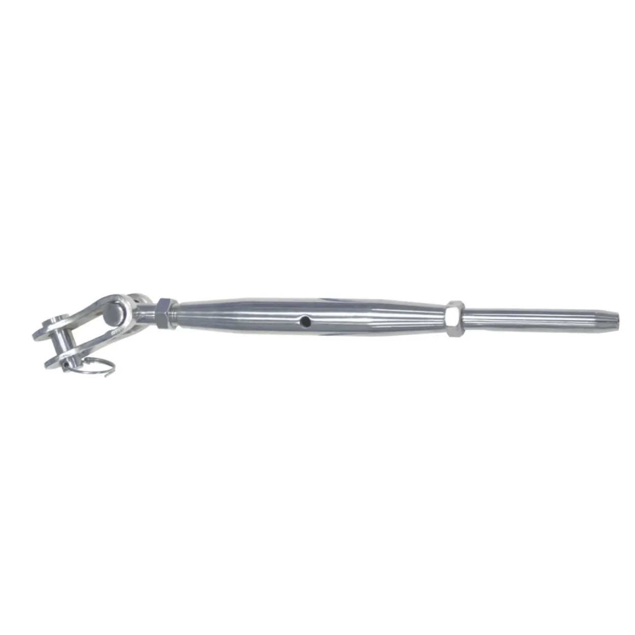 Tensor tubular prensable horquilla articulada inoxidable A4