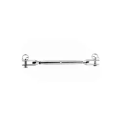 Tensor tubular torneado horquilla-horquilla inoxidable A4