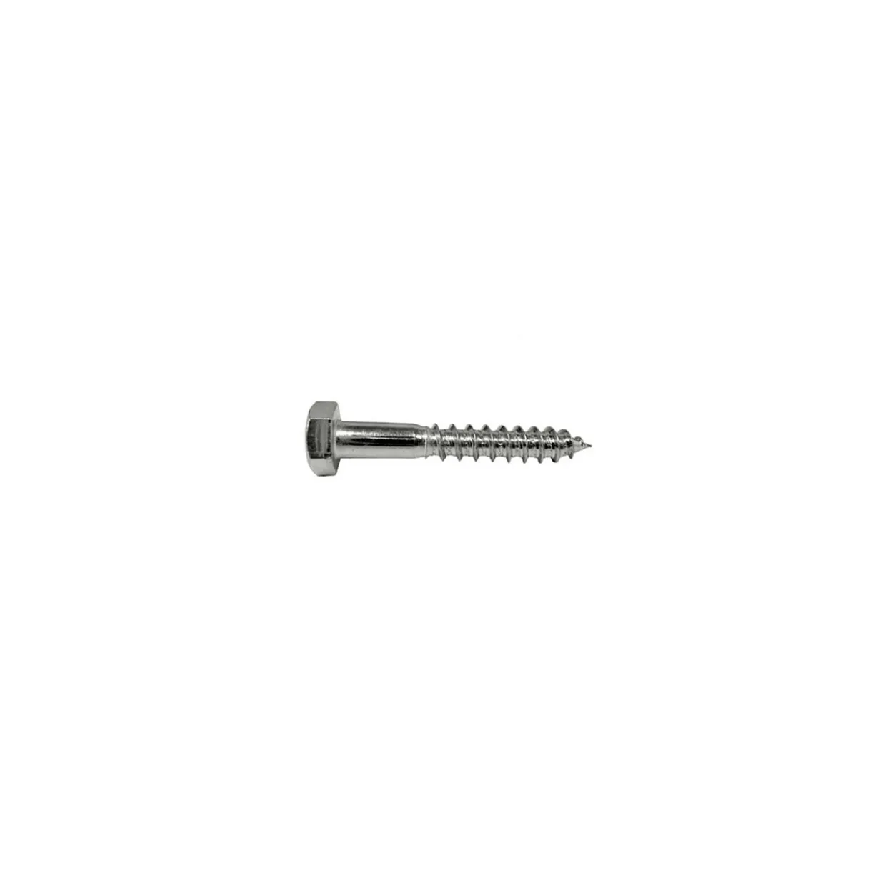 Tornillo tirafondos DIN-571 cincado