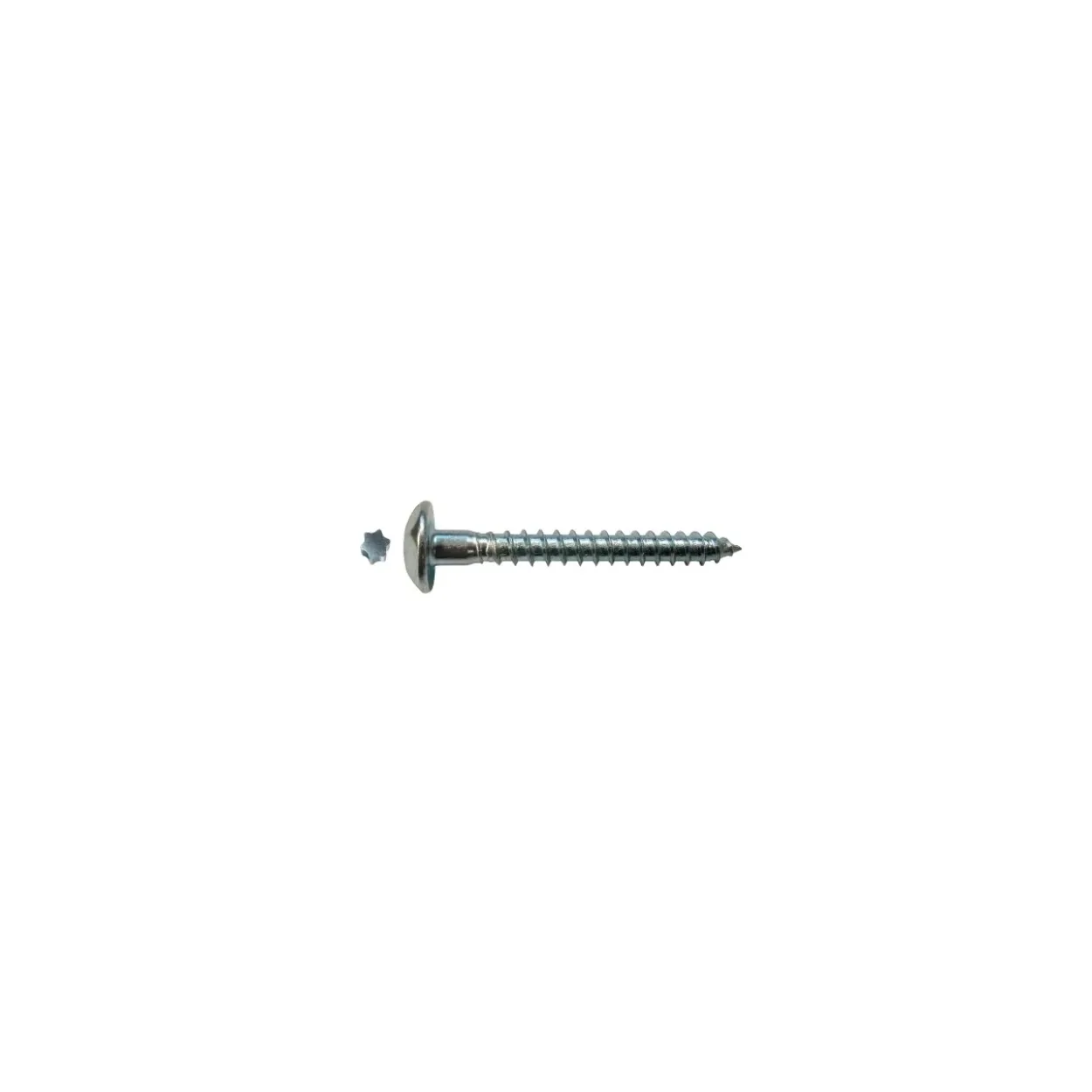 Tornillo TORX inviolable cincado